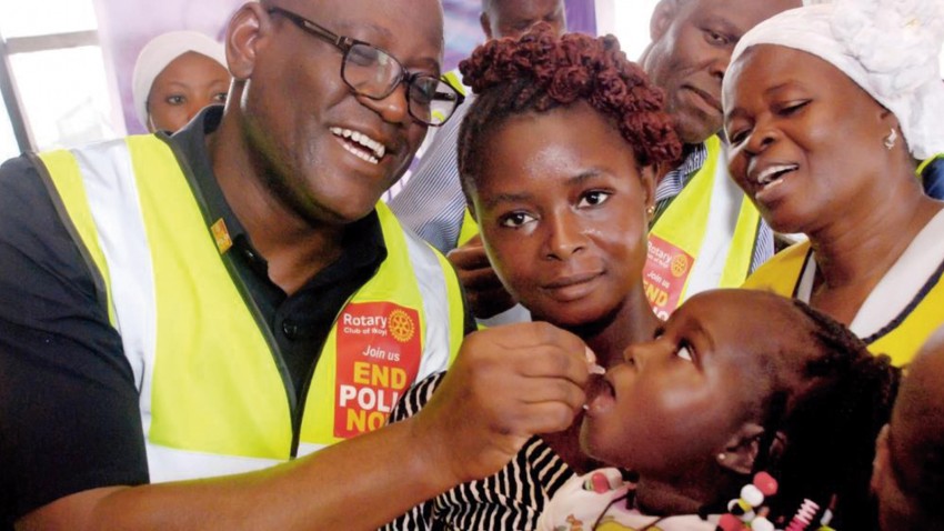 ¡APORTEMOS AL PROGRAMA  DE POLIO PLUS! 