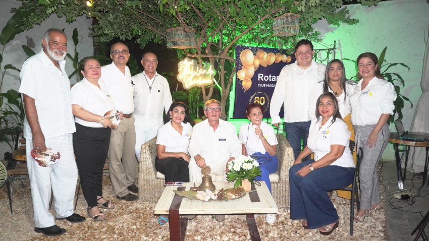 CLUB ROTARIO MAGANGUÉ CELEBRA  80 AÑOS DE SERVICIO