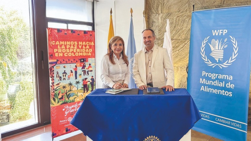 CLUB ROTARIO Y NACIONES UNIDAS SE UNEN POR LA PAZ EN NORTE DE SANTANDER