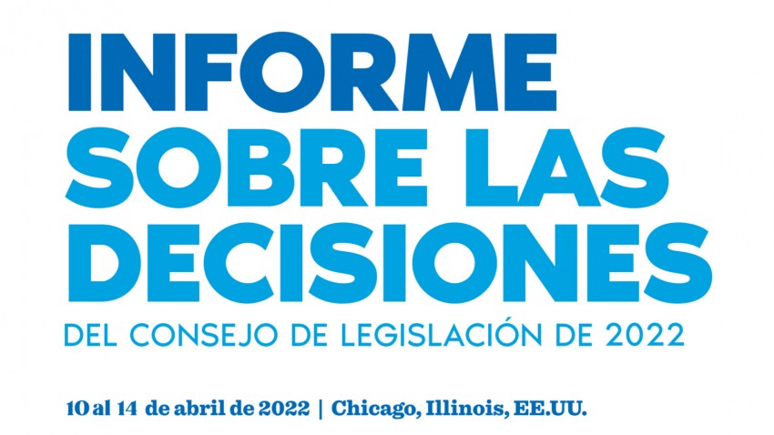 INFORME SOBRE LAS DECISIONES DEL CONSEJO DE LEGISLACIÓN 2022
