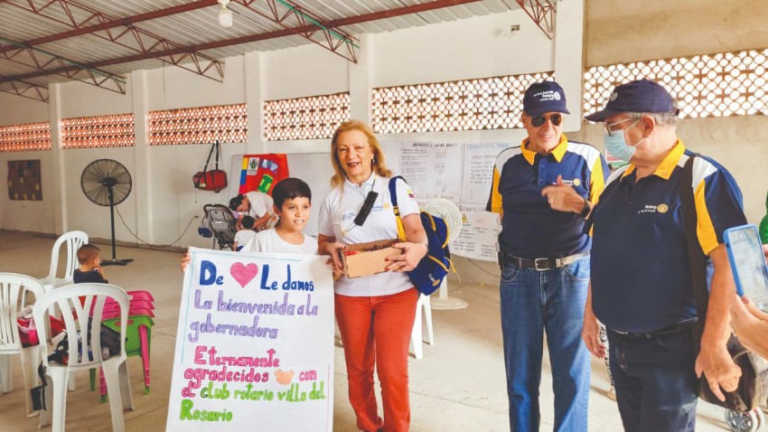 LA GOBERNADORA DEL DISTRITO 4271 VISITA A NORTE DE SANTANDER