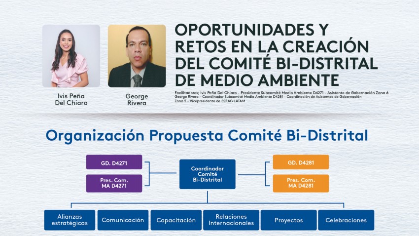 OPORTUNIDADES Y RETOS EN LA CREACIÓN DEL COMITÉ BI-DISTRITAL DEL MEDIO AMBIENTE