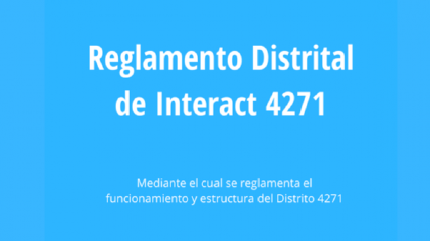 Reglamento Distrital de Interact 2020
