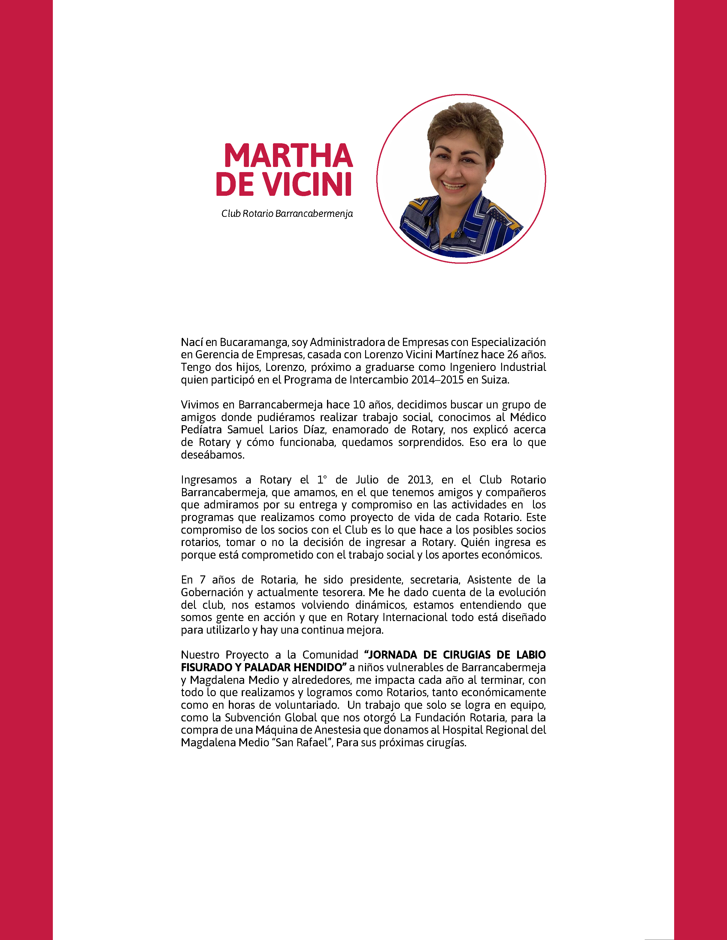 GENTE DE ACCIÓN D4241 | Revista Colombia Rotaria